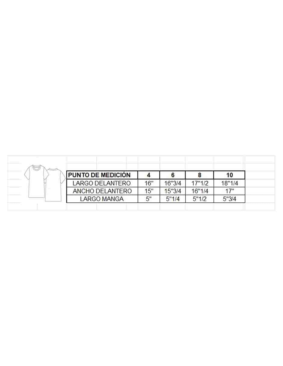 Playera manga corta para niño 2