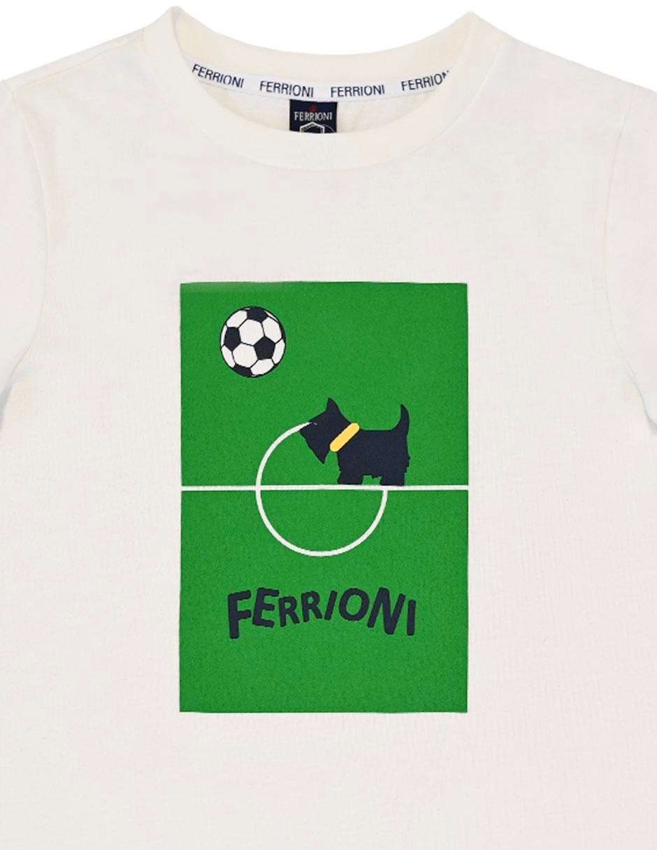 Playera Ferrioni manga corta para niño