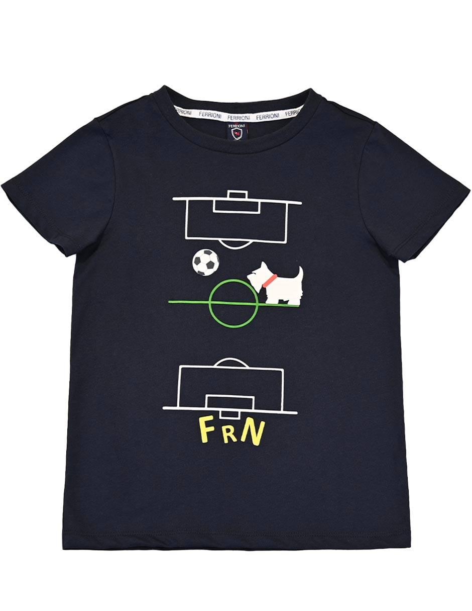 Playera manga corta para niño