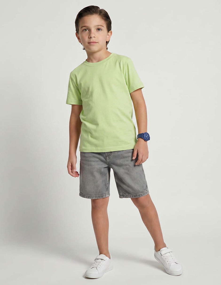 Playera manga regular para niño 3