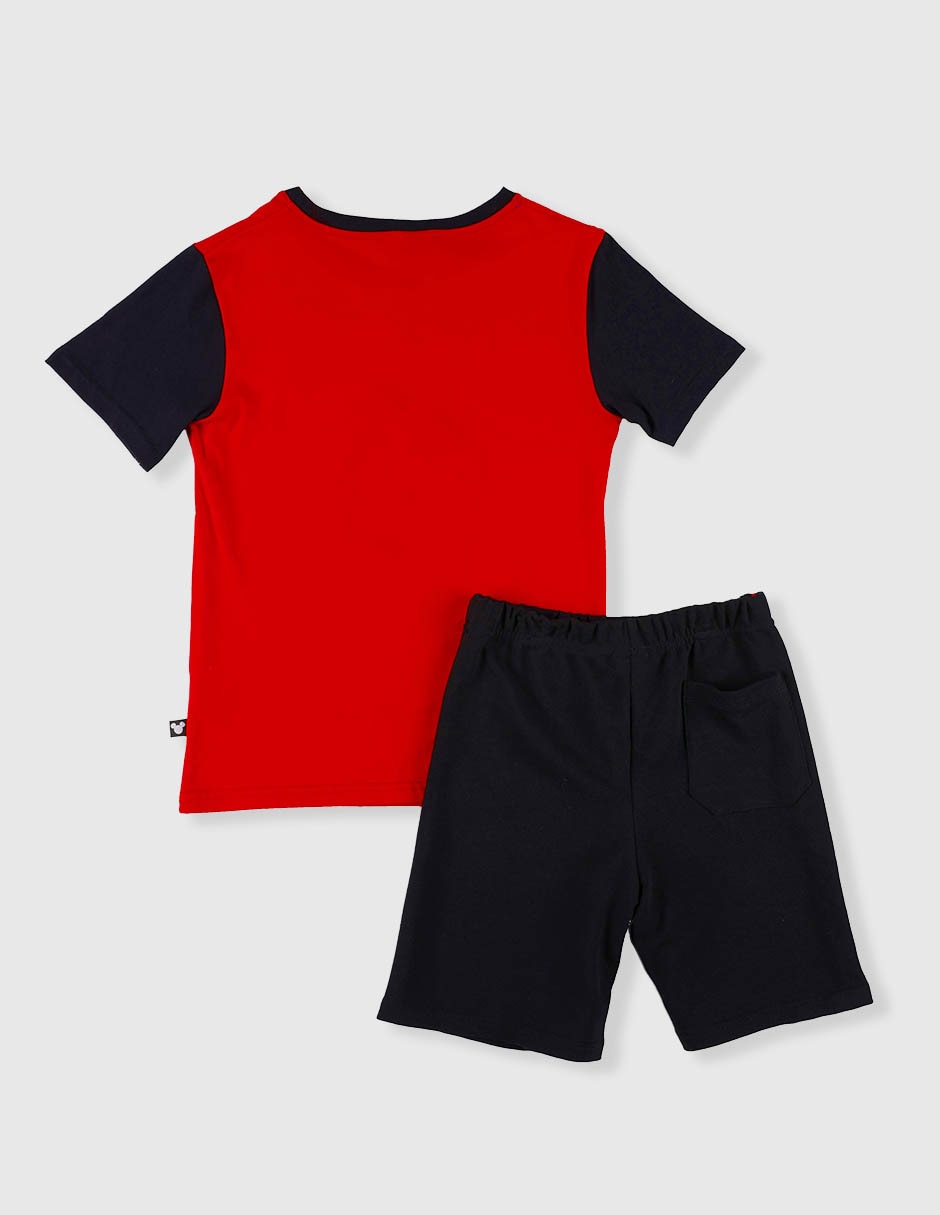 Conjunto mickey con short para niño