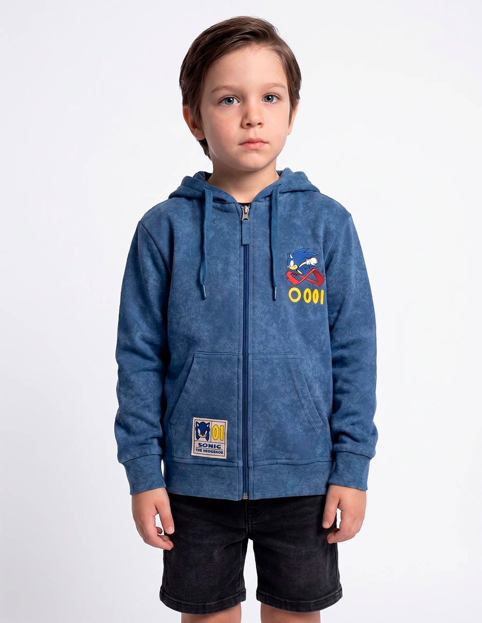 Chamarra sinic de algodón para niño Chamarra sinic de algodón para niño