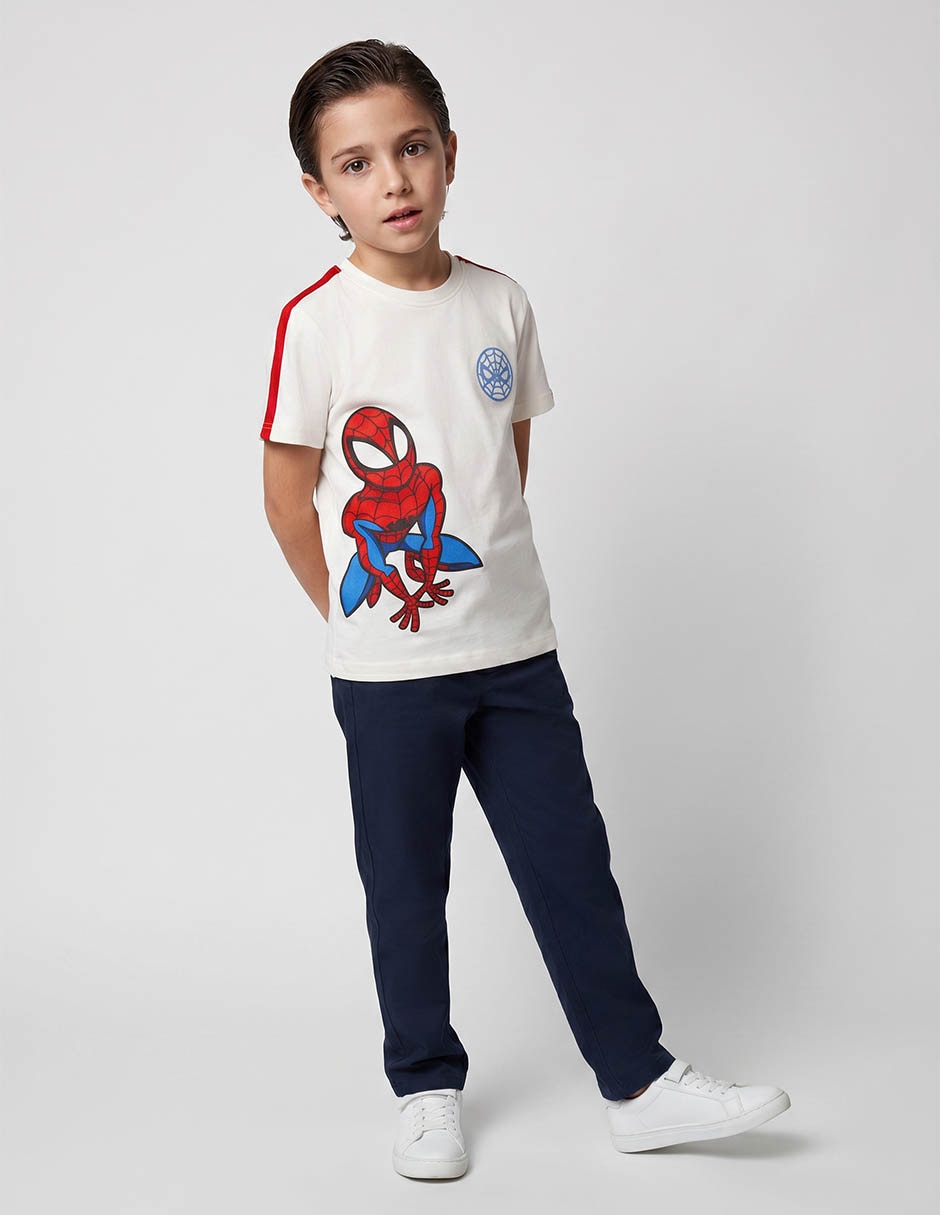 Playera manga corta Spider-Man para niño