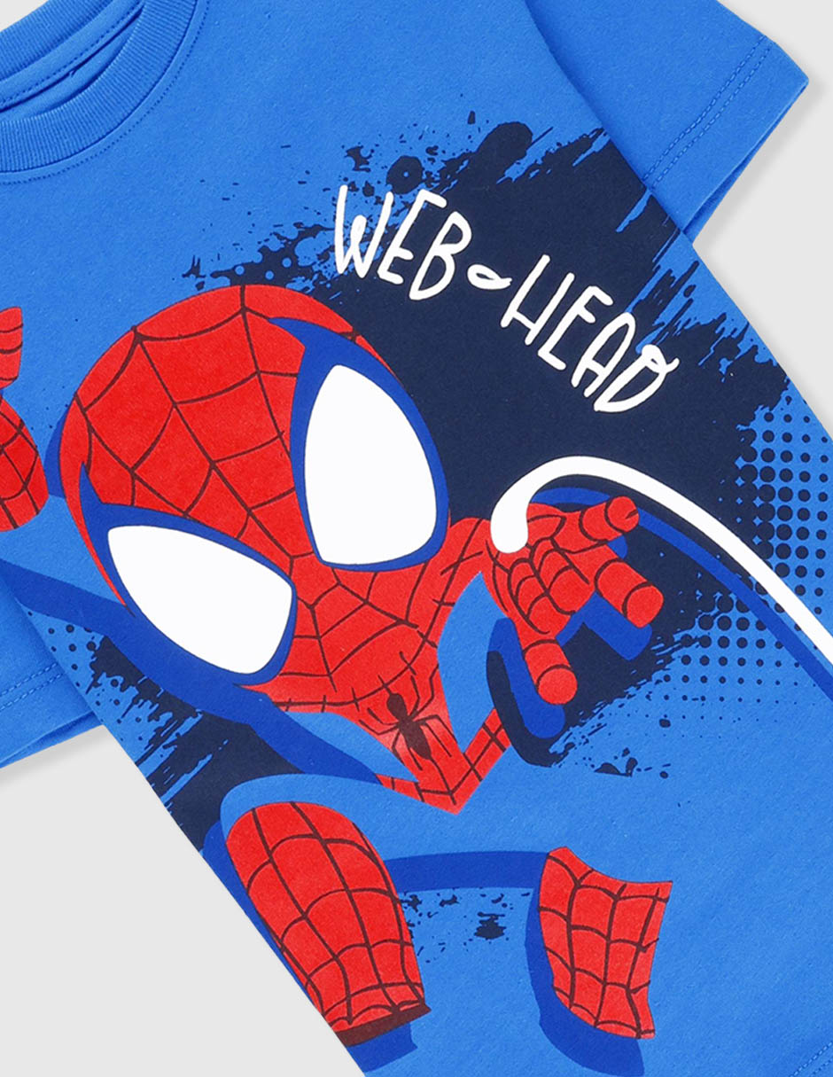 Playera Marvel Spiderman manga corta para niño 4