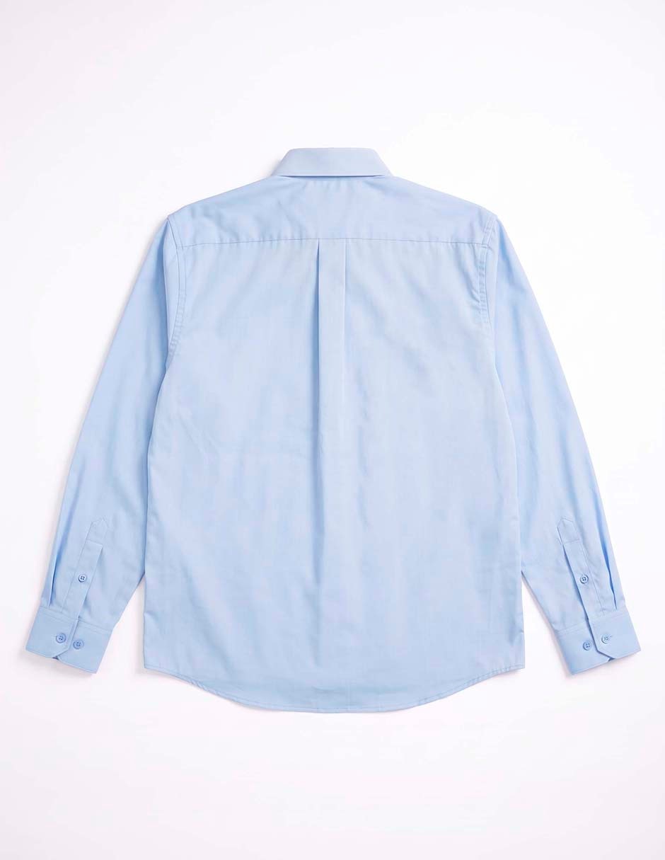 Camisa casual de algodón manga larga para niño 5