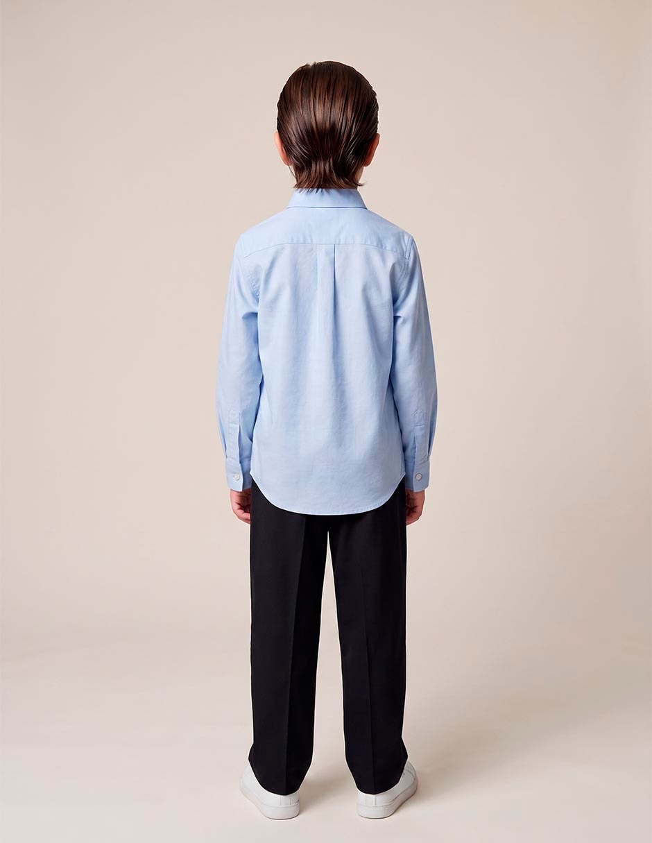 Camisa casual jbe manga larga para niño