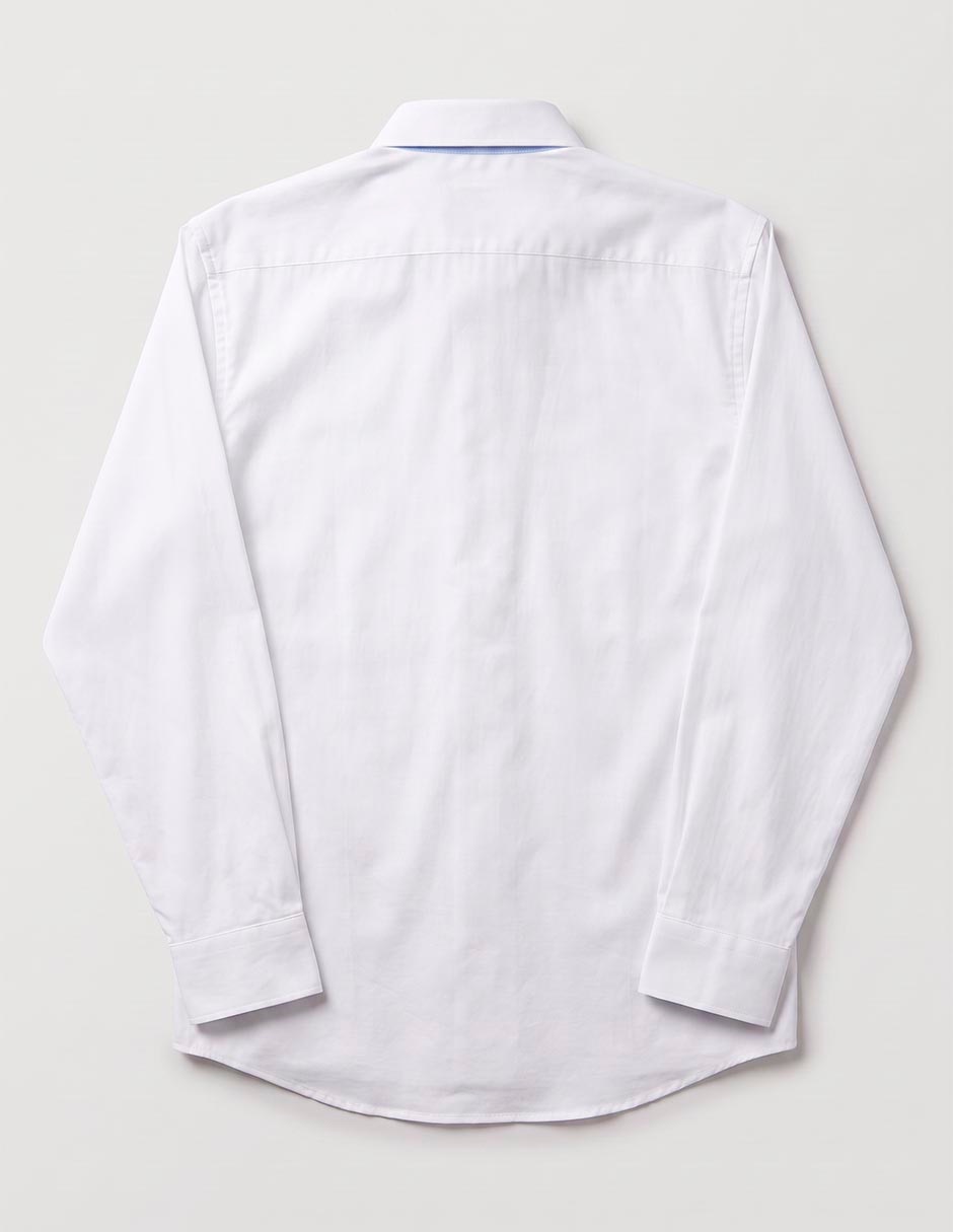 Camisa formal jbe de algodón manga larga para niño