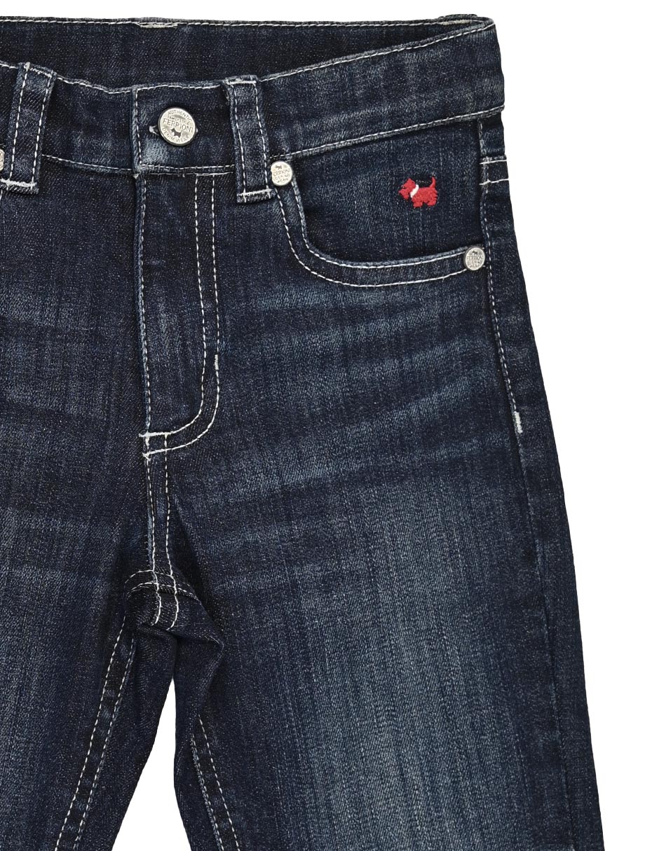 Jeans regular deslavado para niño 2