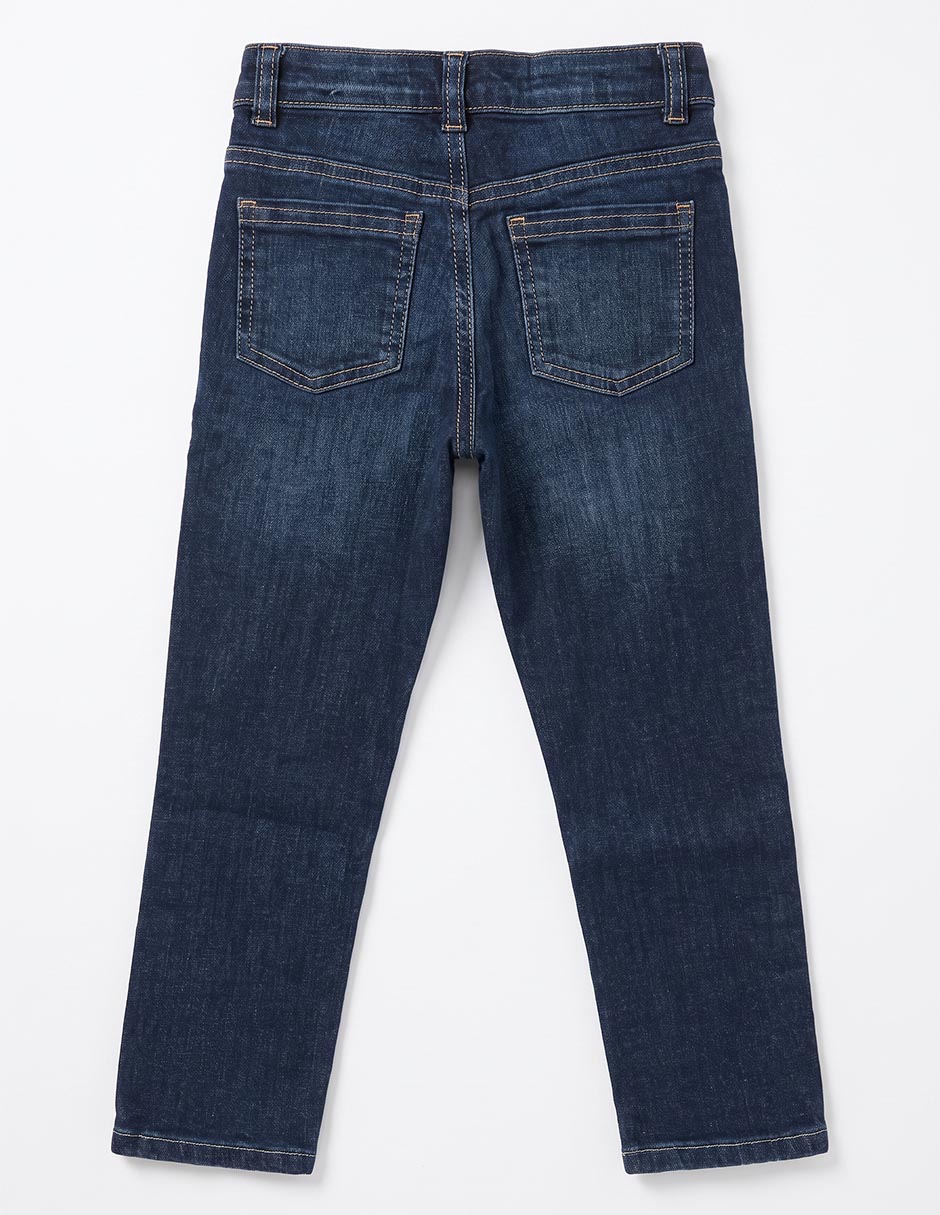 Jeans straight Ferroni deslavado para niña 5