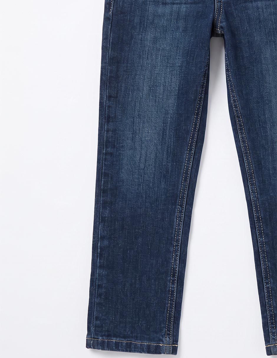Jeans straight Ferroni deslavado para niña 3