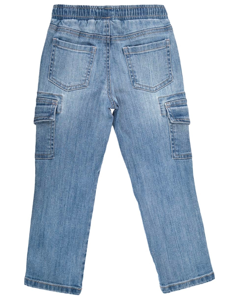 Jeans regular solei lavado deslavado para niño 2