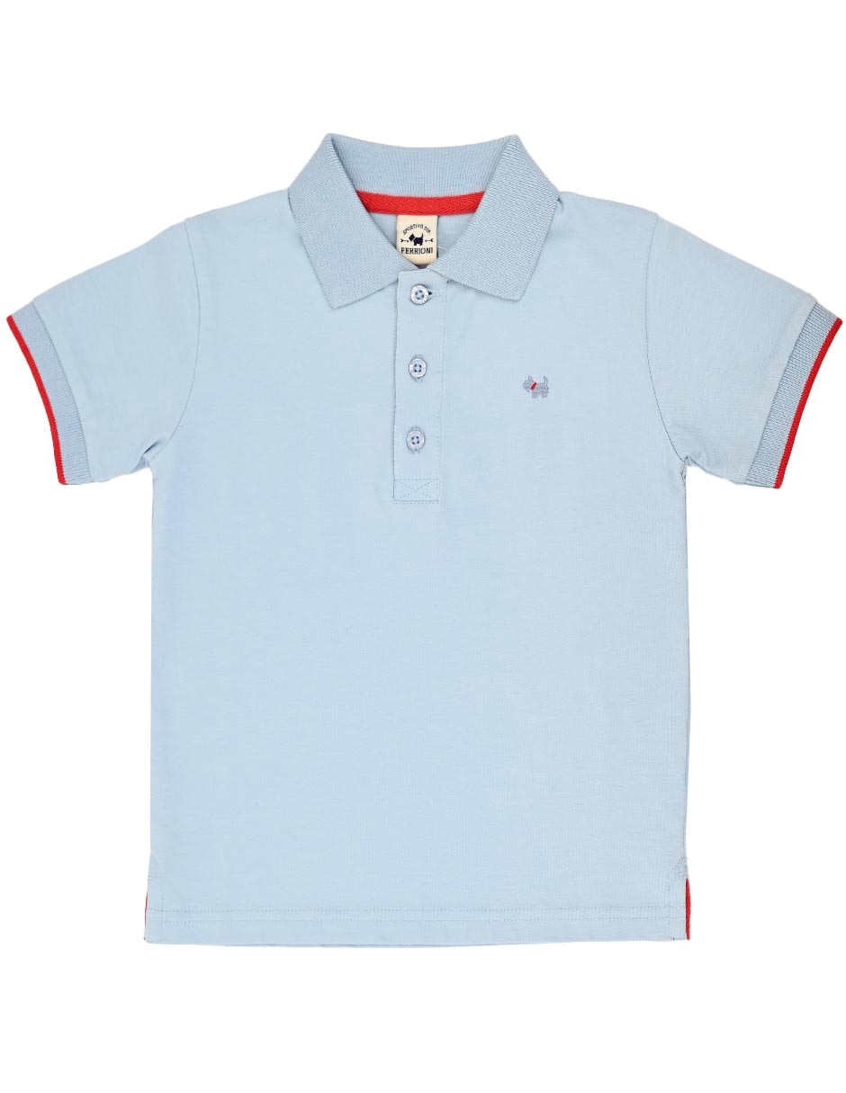 Playera tipo polo Nashira de algodón para niño Playera tipo polo Nashira de algodón para niño