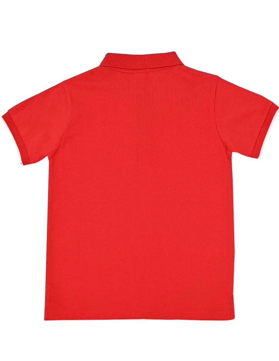 Playera tipo polo Nashira de algodón para niño 2