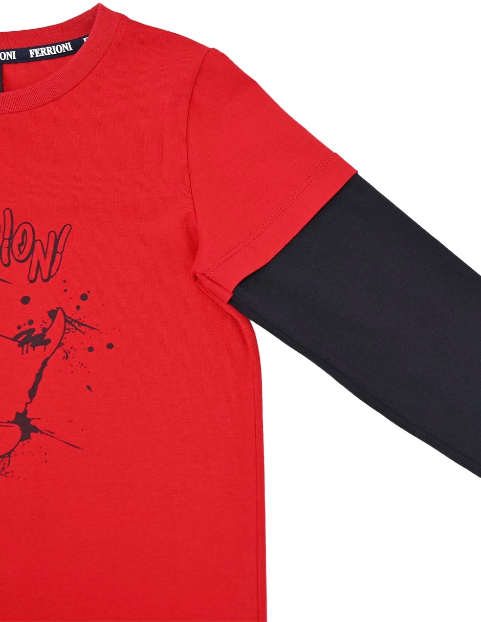 Playera manga larga para niño 3