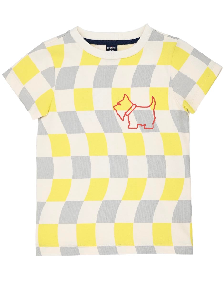 Playera manga corta para niño