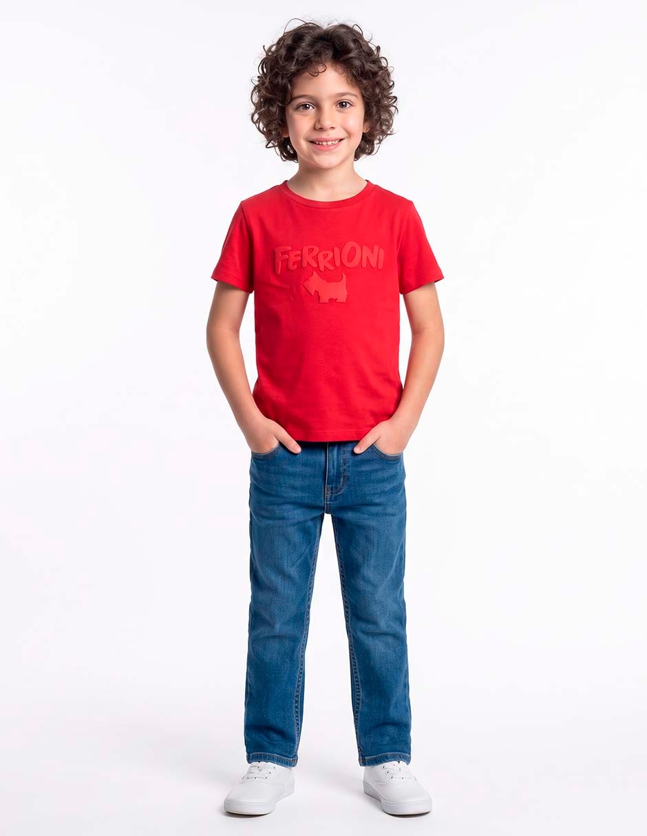 Playera manga corta para niño Playera manga corta para niño