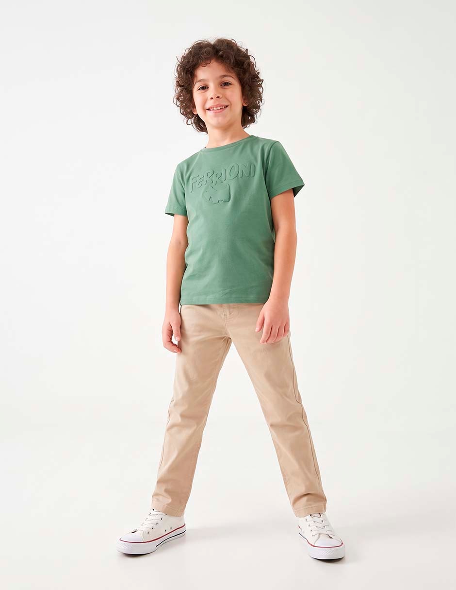 Playera manga corta para niño 4