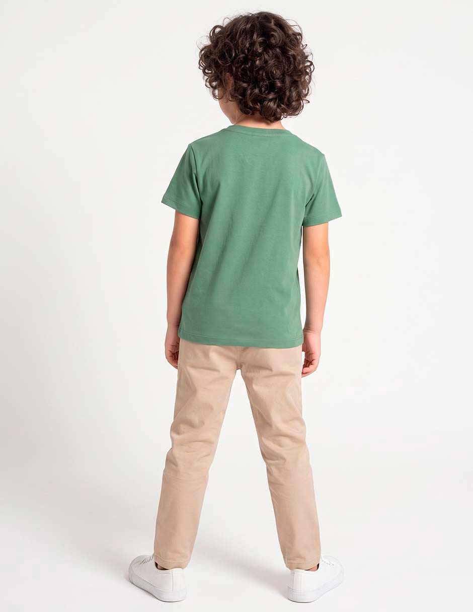 Playera manga corta para niño 5