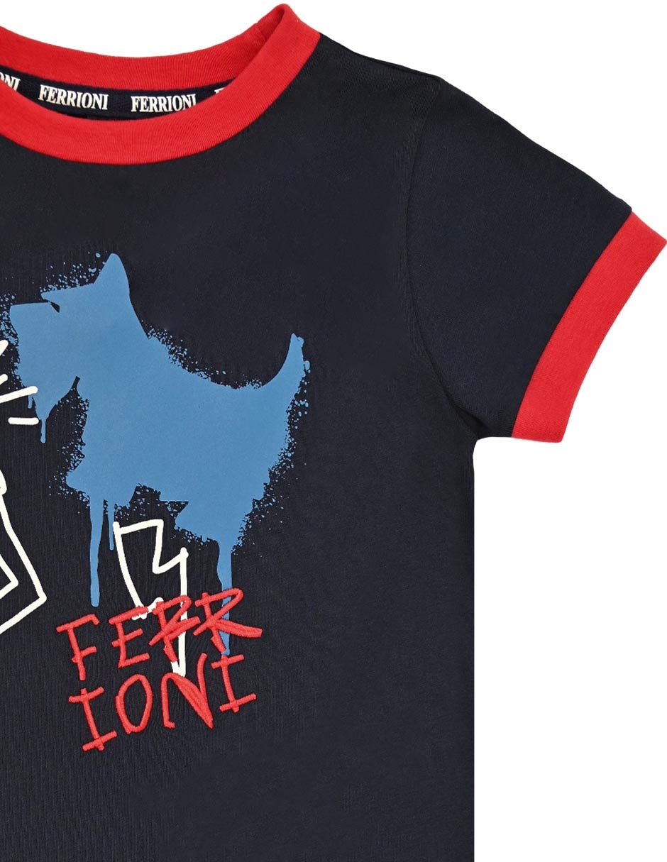 Playera manga corta para niño 3