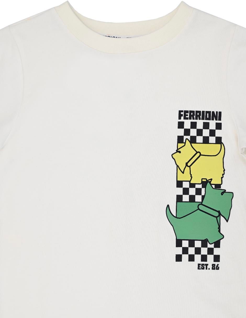 Playera Ferrioni manga corta para niño