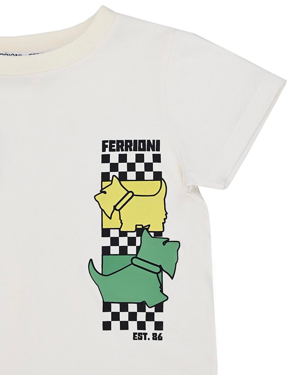 Playera Ferrioni manga corta para niño