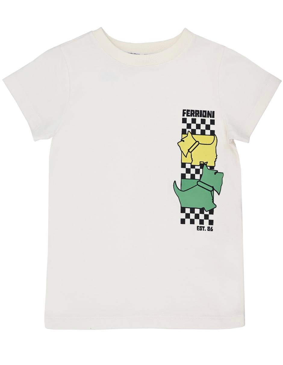 Playera Ferrioni manga corta para niño