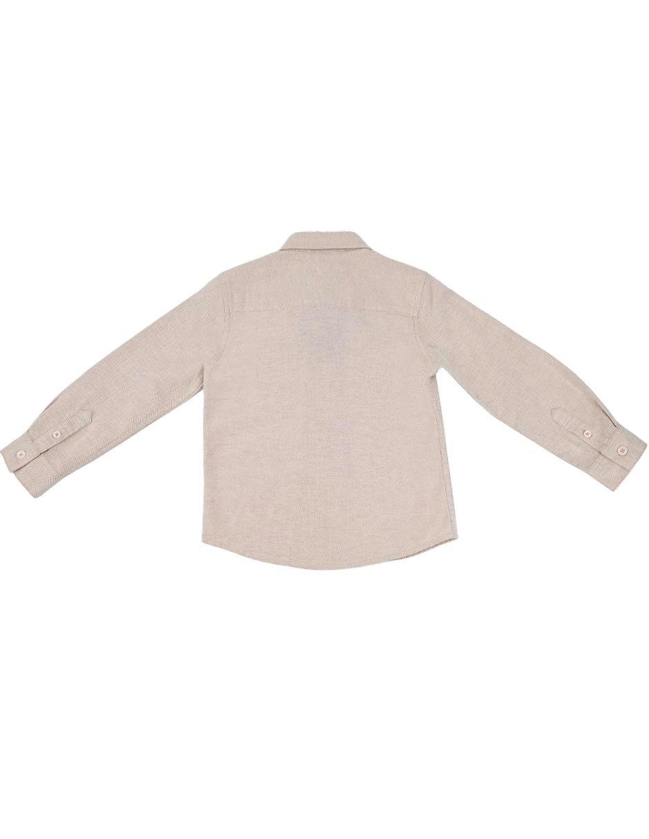 Camisa casual Ferrioni de Algodón manga larga para niño