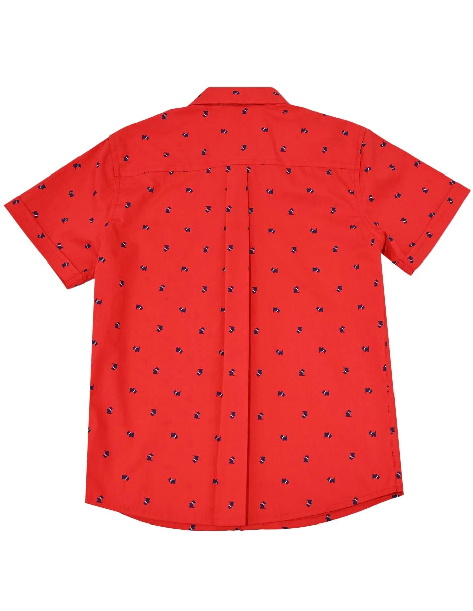 Camisa casual de algodón manga corta para niño 2