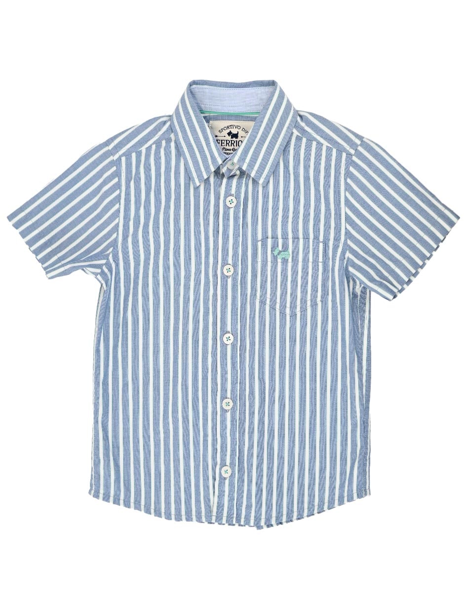 Camisa Souq de algodón manga corta para niño Camisa Souq de algodón manga corta para niño