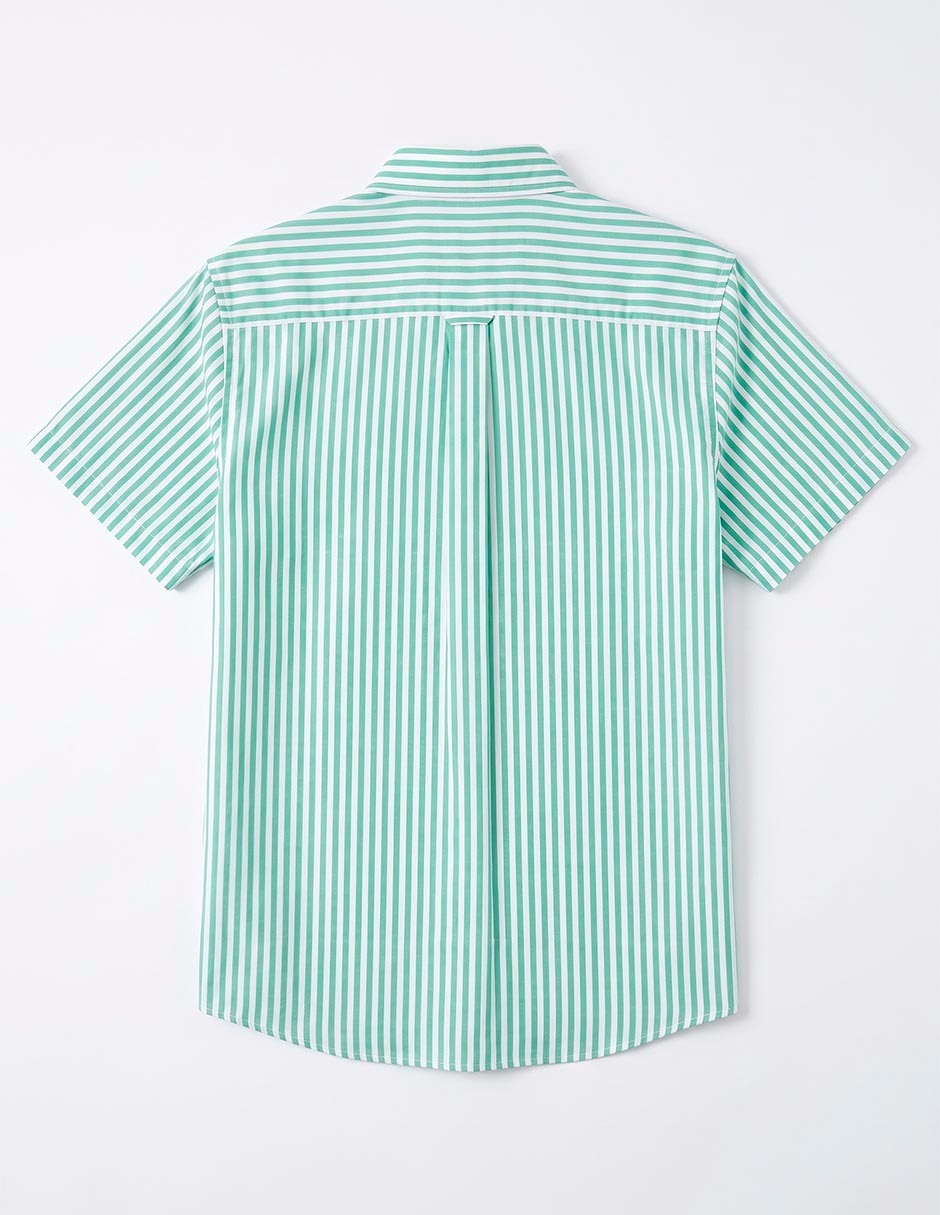 Camisa casual de algodón manga corta para niño 5