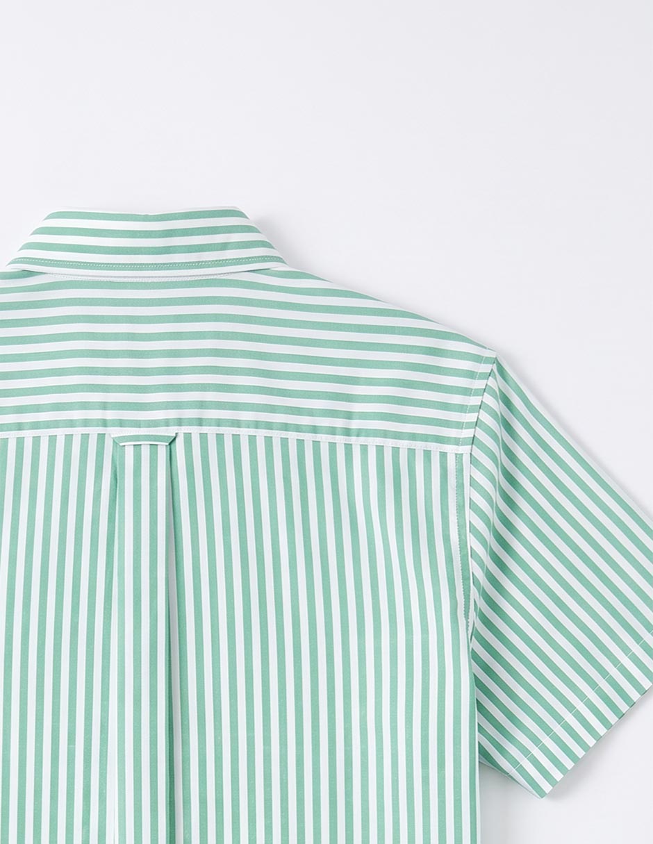 Camisa casual de algodón manga corta para niño 4