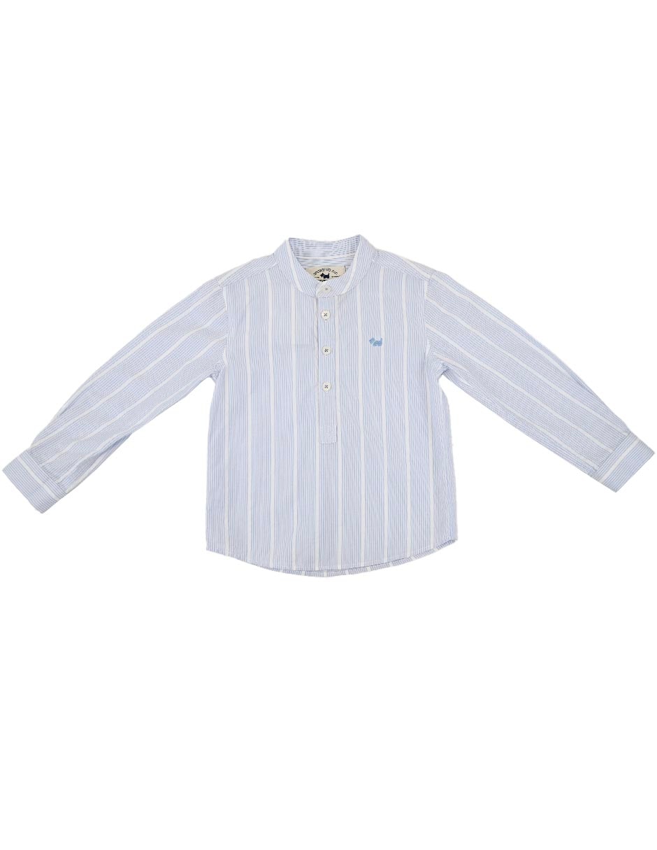 Camisa Quich de algodón manga larga para niño Camisa Quich de algodón manga larga para niño