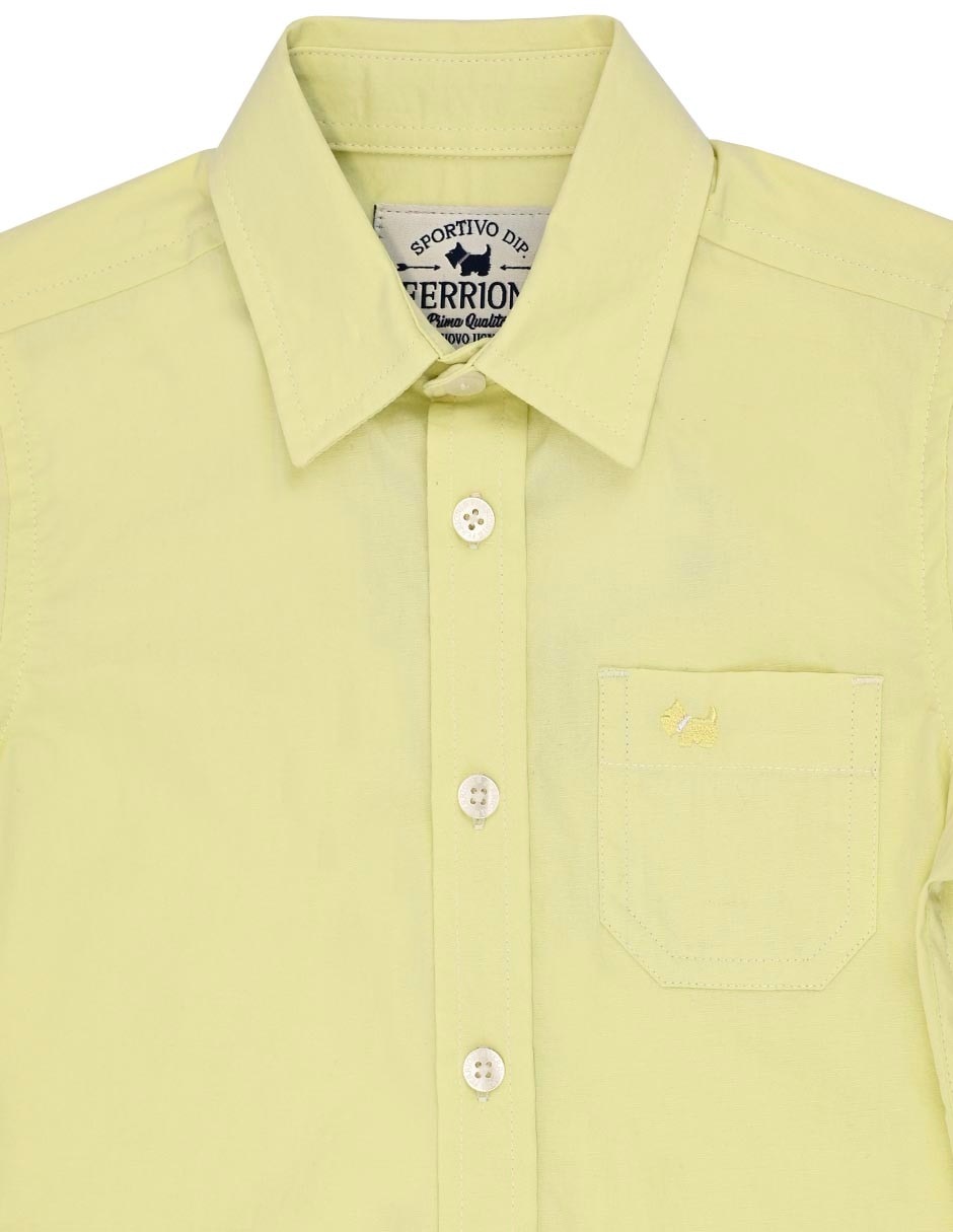 Camisa casual de algodón manga corta para niño 2