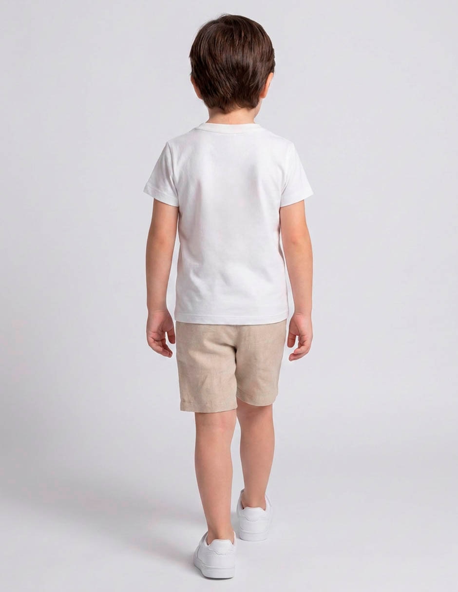 Playera wurren manga corta para niño 2