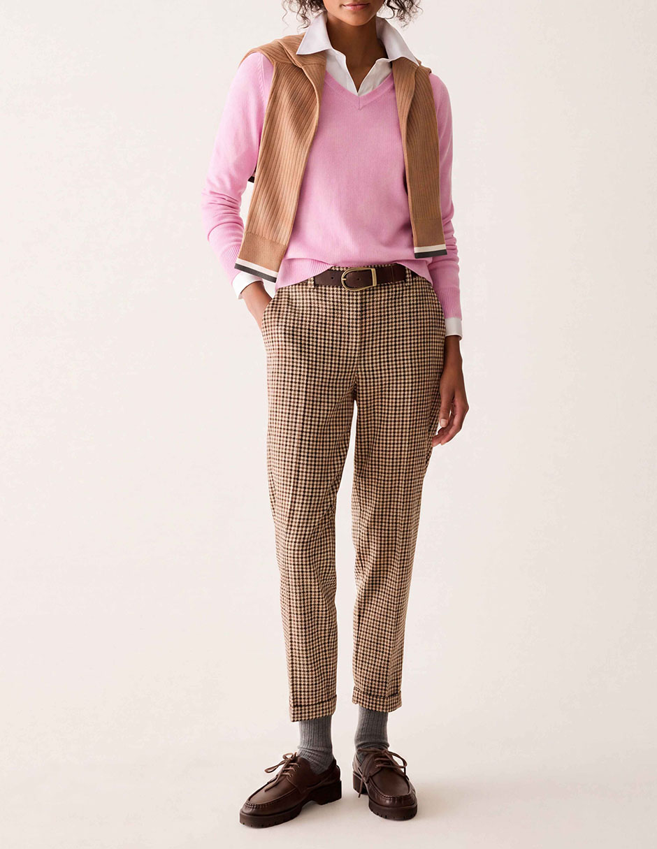 Suéter cuello v para mujer
