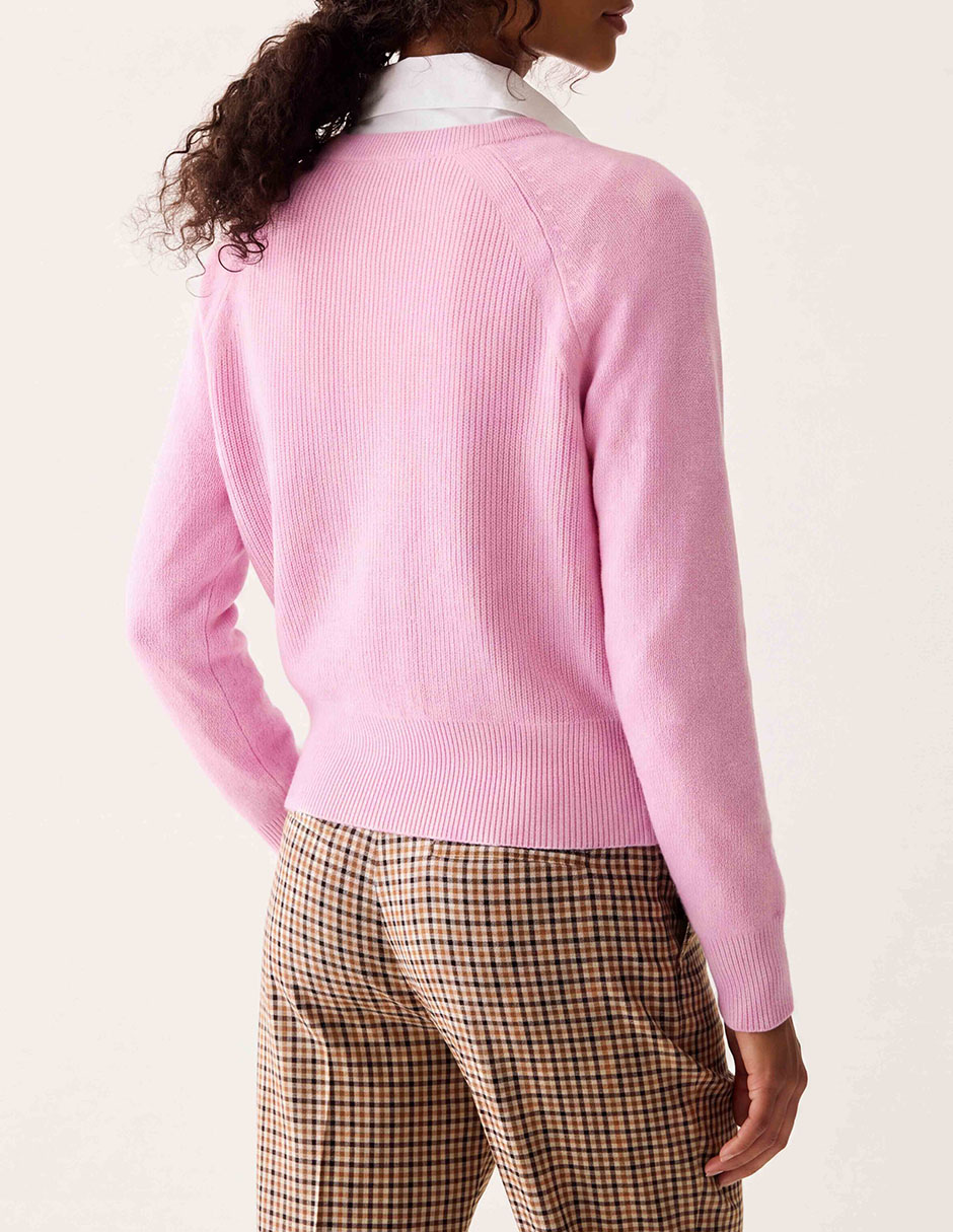 Suéter cuello v para mujer