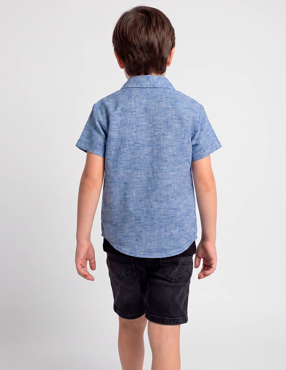 Camisa casual manga corta para niño 2