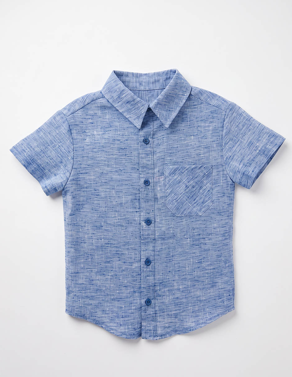 Camisa casual manga corta para niño 3