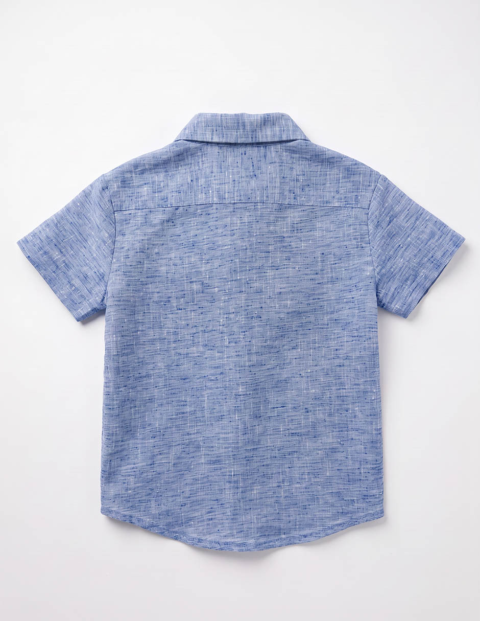 Camisa casual manga corta para niño 4