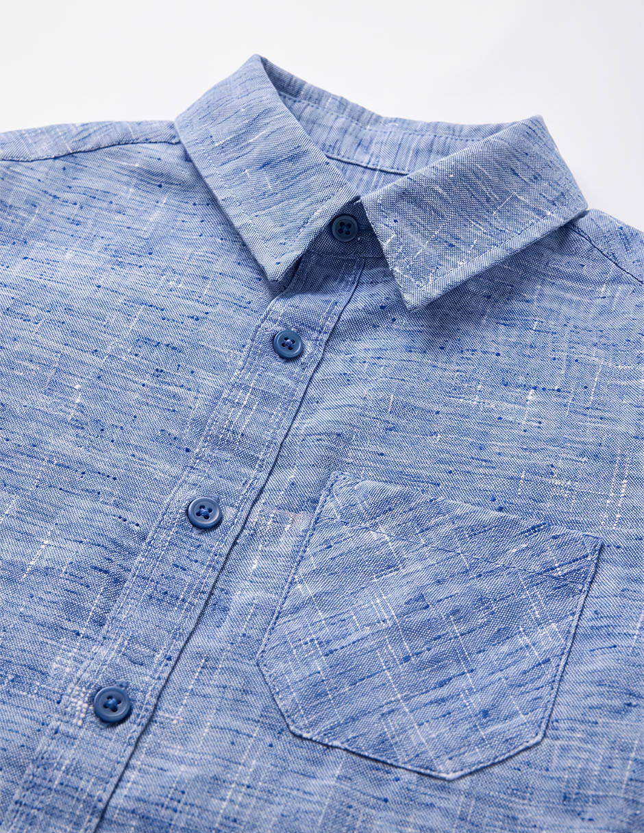 Camisa casual manga corta para niño 5