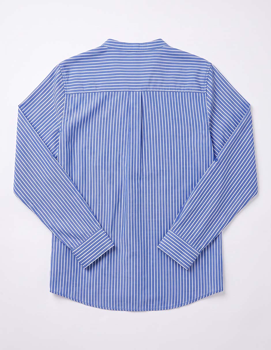 Camisa casual piquenique de algodón manga larga para niño 3