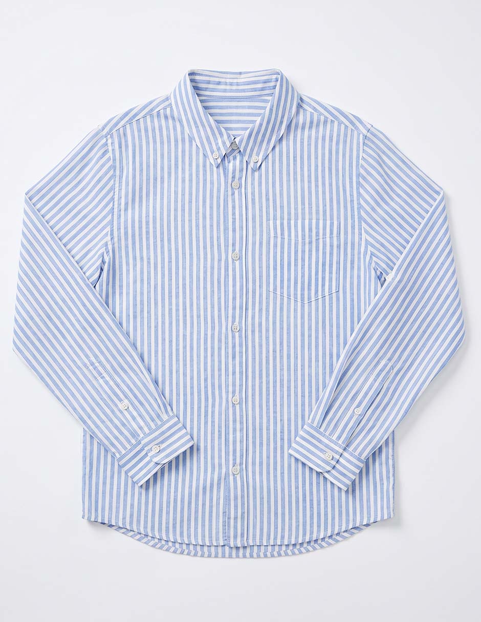 Camisa casual piquenique de algodón manga larga para niño 2