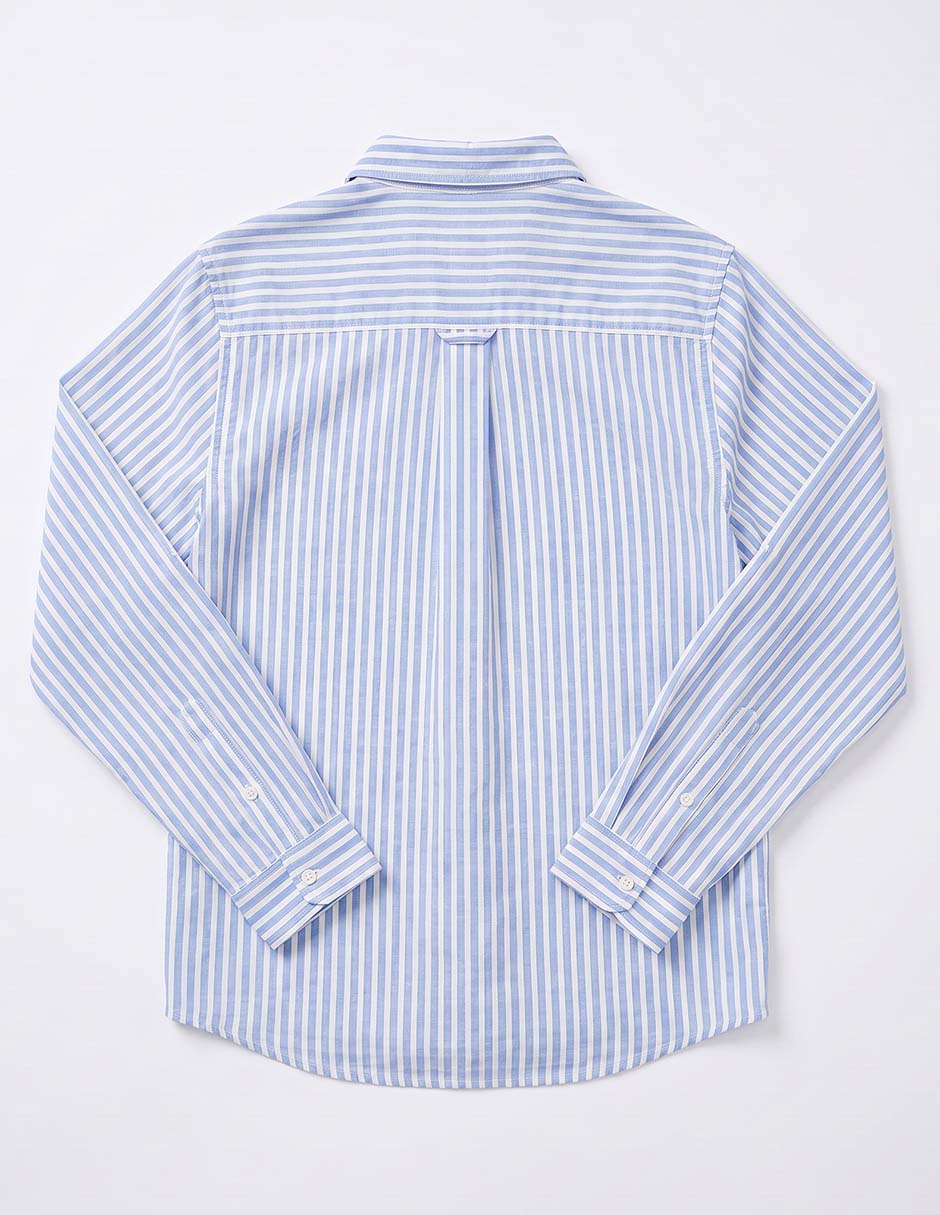 Camisa casual piquenique de algodón manga larga para niño 3