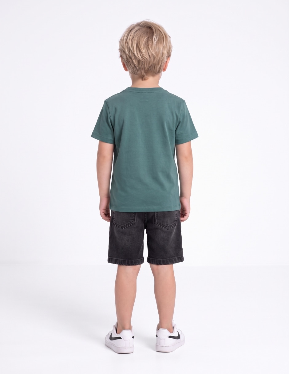 Playera manga corta para niño 2