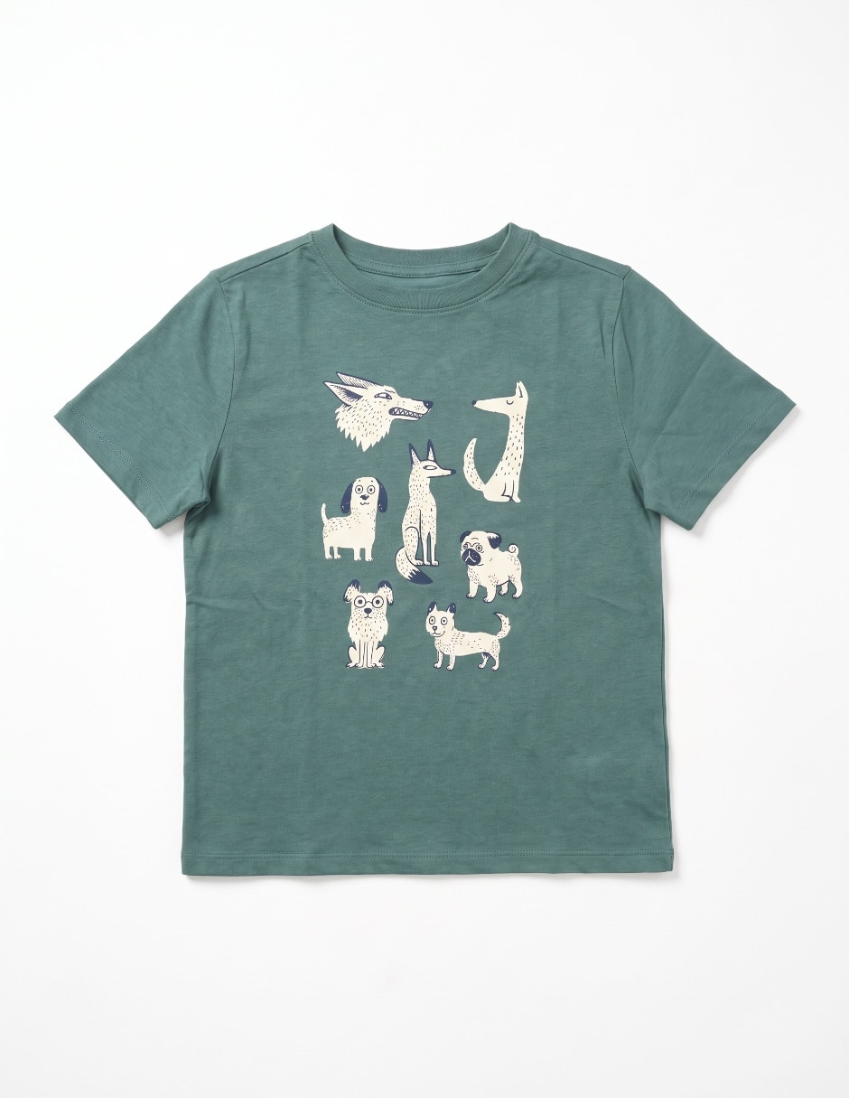 Playera manga corta para niño 3