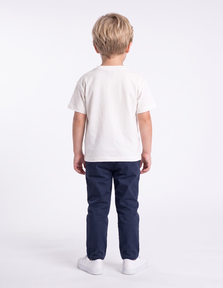Playera navideña manga corta para niño 2