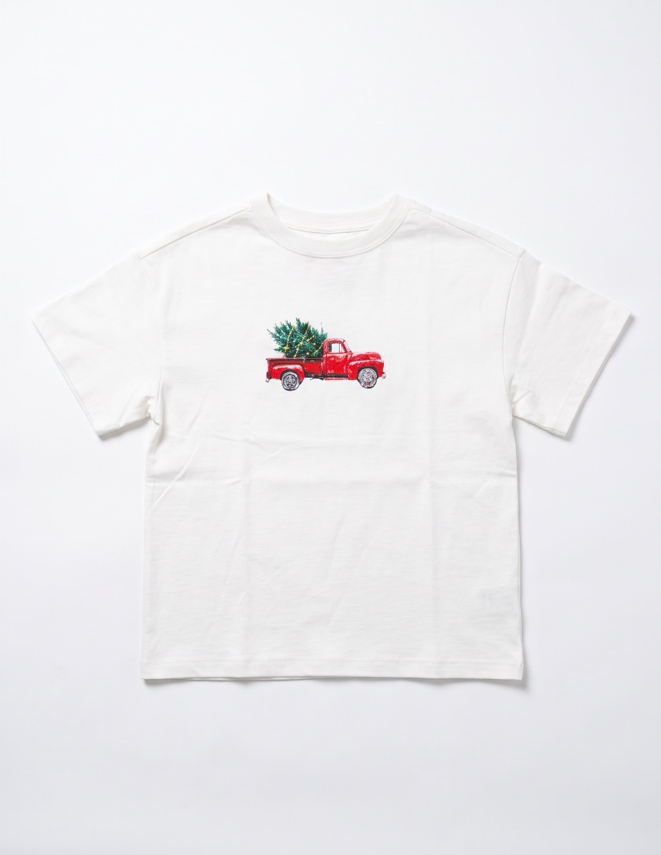 Playera navideña manga corta para niño 3