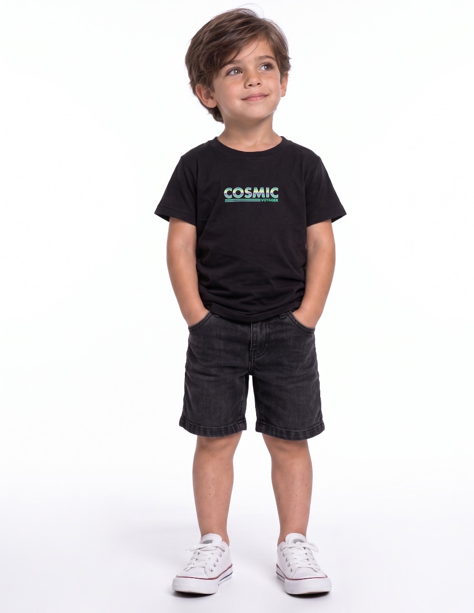 Playera manga corta para niño Playera manga corta para niño