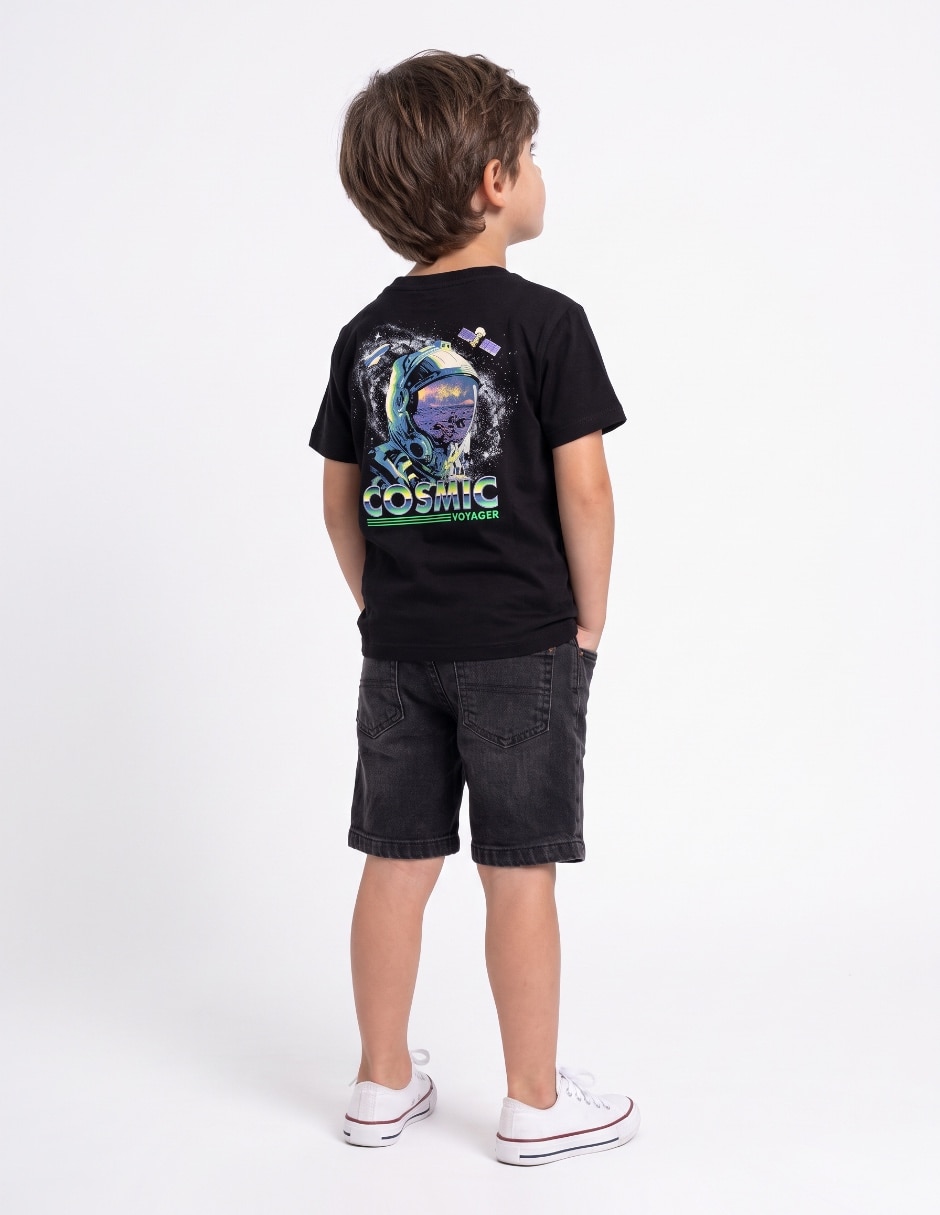 Playera manga corta para niño 2