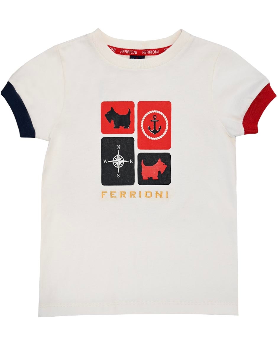 Playera Gong manga corta para niño